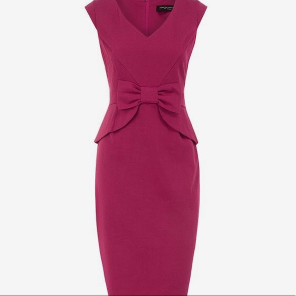dorothy perkins peplum dress Dorothy Perkins Women's DP Luxe Peplum Frill Detail V Neck Printed Maxi Dress in Poppy | Size: 8